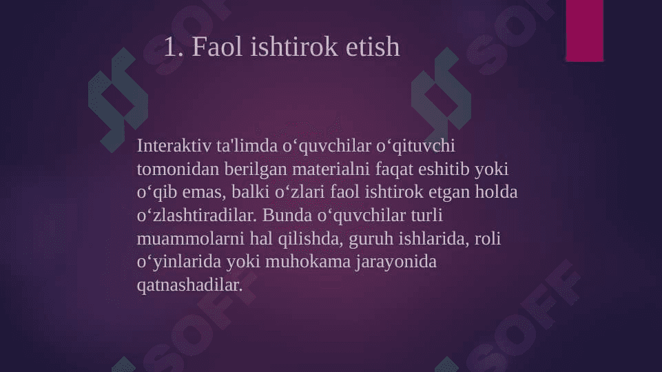 Interaktiv ta’lim va uning o’ziga xosliklari 8