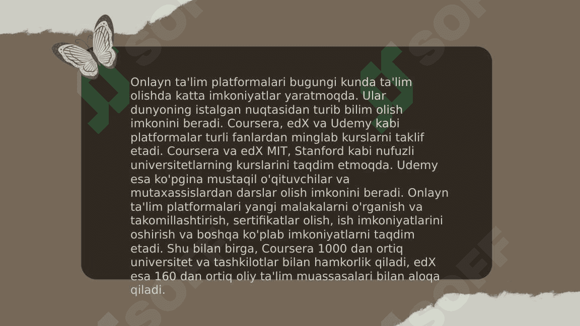 Elektron pedagogika - pedagogikaning zamonaviy tarmog'i sifatida 5