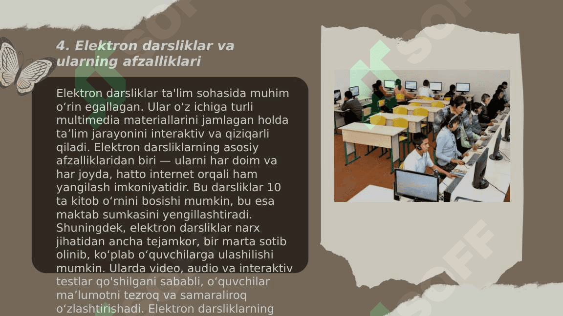Elektron pedagogika - pedagogikaning zamonaviy tarmog'i sifatida 6