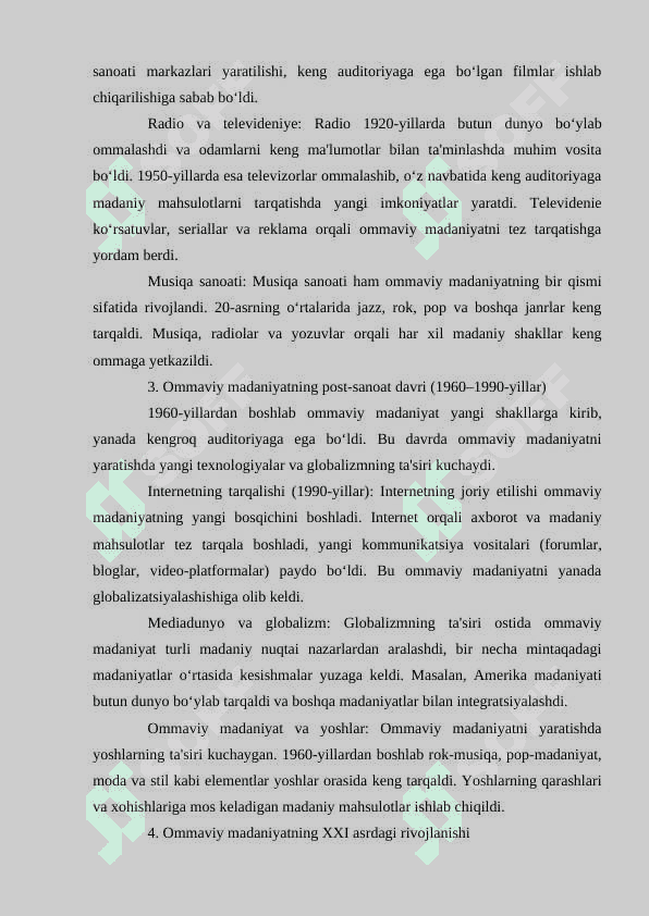 Ommaviy madaniyatning shakllanishi tarixi.docx 2