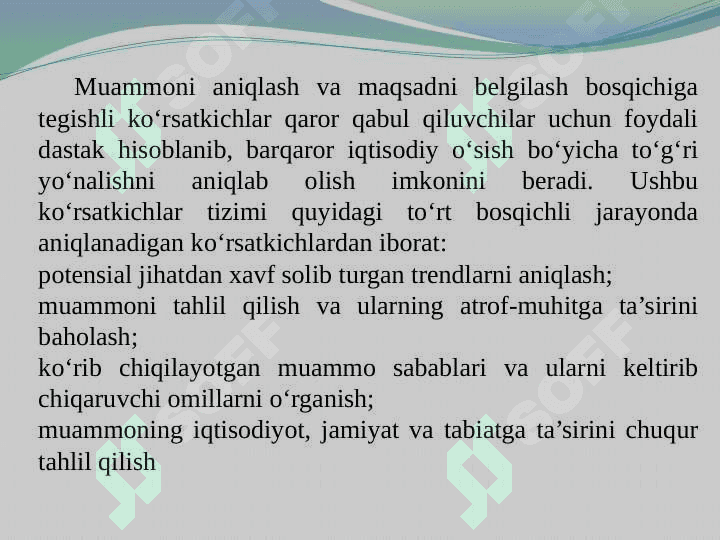 “Yashil iqtisodiyot”ni baholash amaliyoti va indikatorlari pptx 4