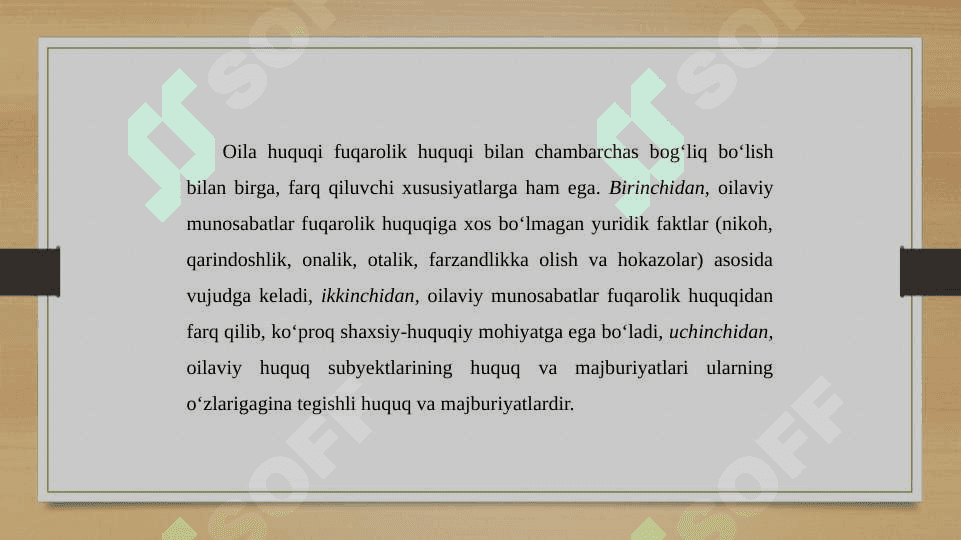 Oila huquqi tushunchasi 4