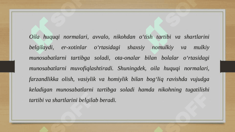 Oila huquqi tushunchasi 6