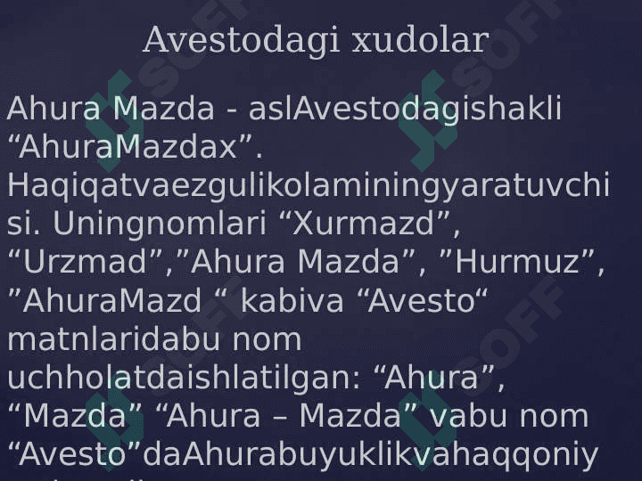 AVESTO 8