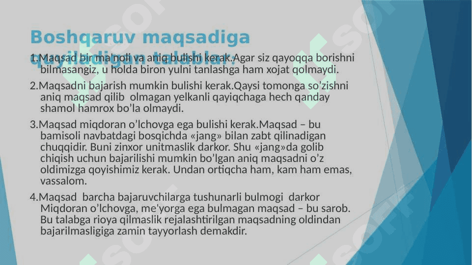 boshqaruv maqsadi va funksiyalari 5