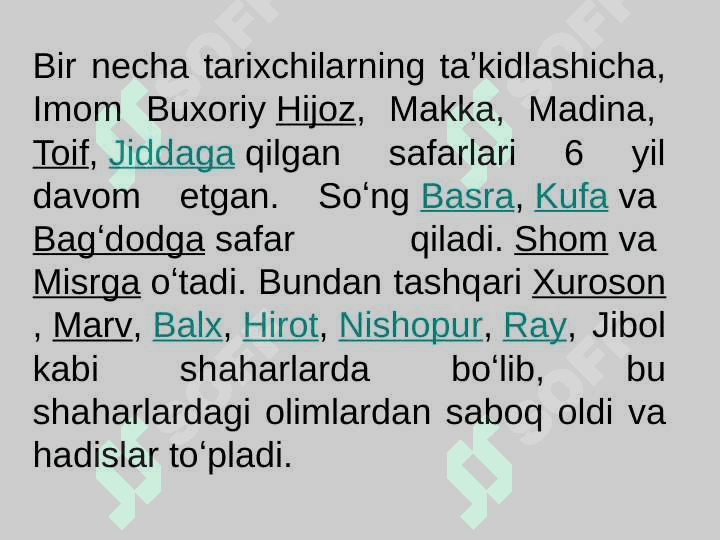 Al-Buxoriy “Al adab al mufrat” asari. 7