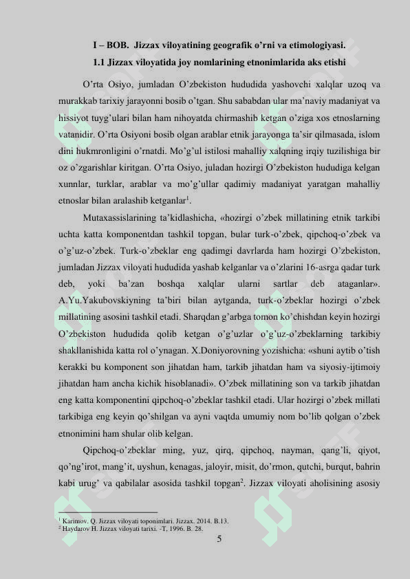 Jizzax viloyatining geografik o’rni va etimologiyasi 5