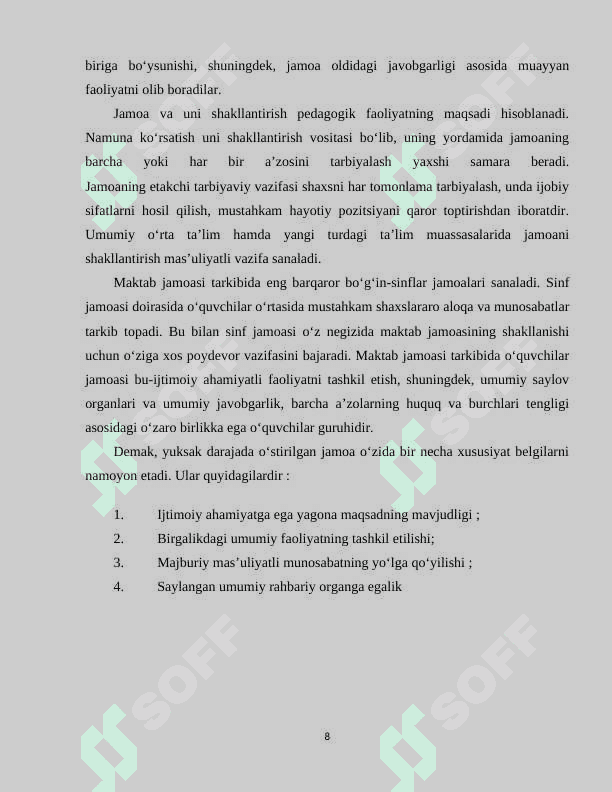 o‘quvchilarni o‘rtoqlik va do’stlik hissida tarbiyalash 8