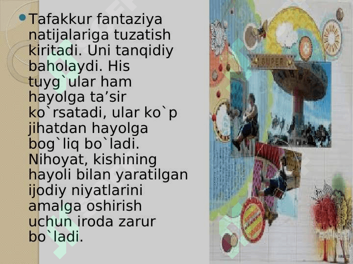 Hayol va uning turlari 7
