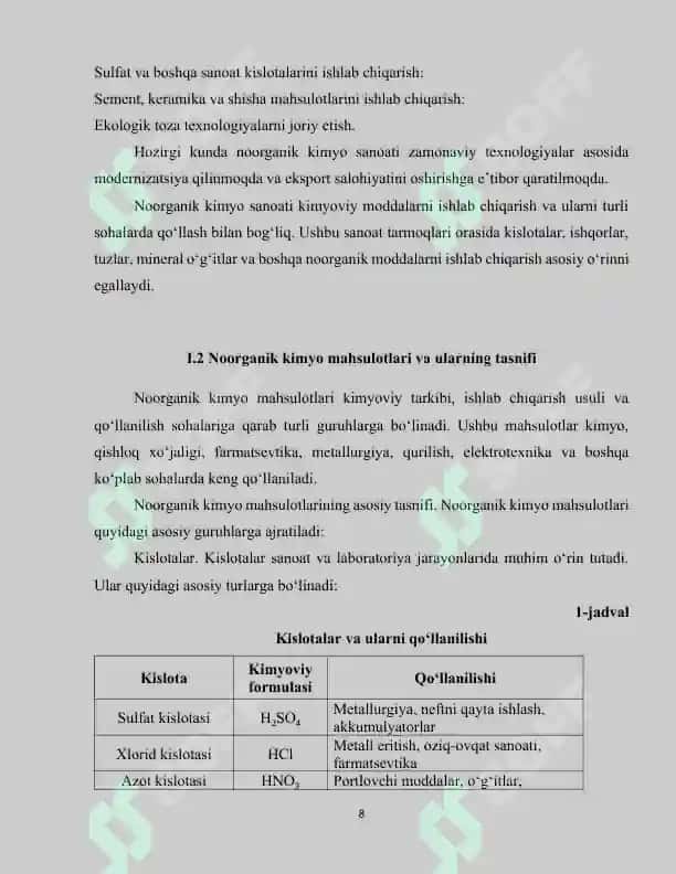 O‘zbekiston Noorganik Kimyo Sanoati: Rivojlanishi va Ahamiyati 8