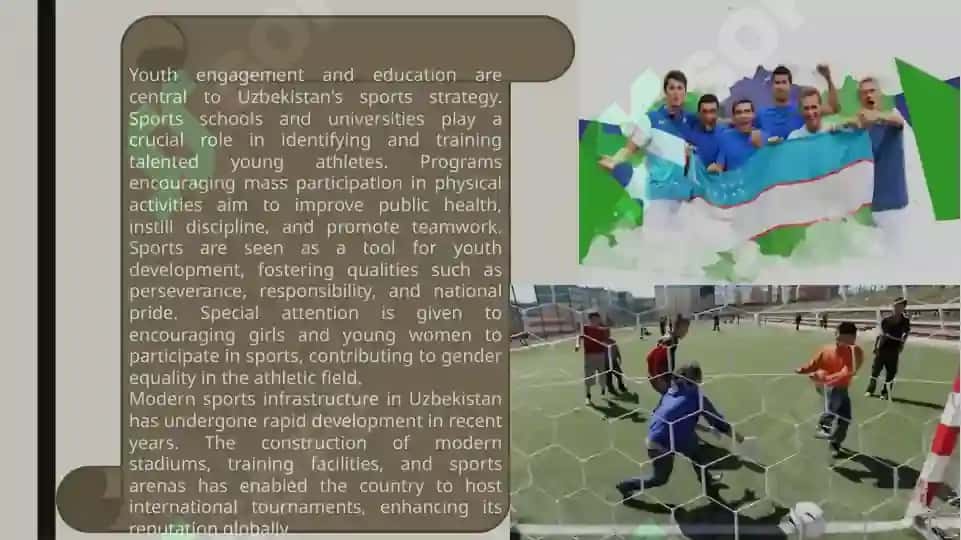 "The development of sports in Uzbekistan" 4