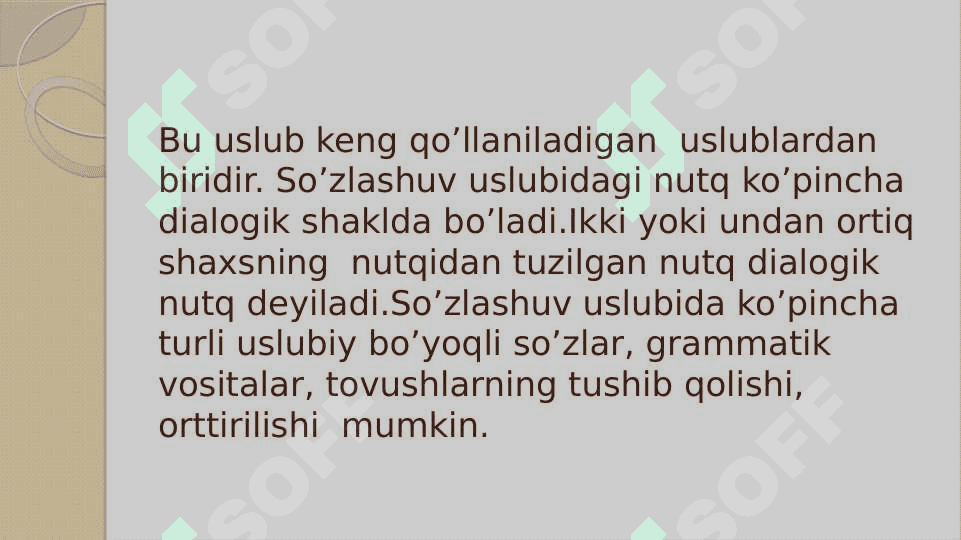 Nutqning  uslubiy  shakllari . 7