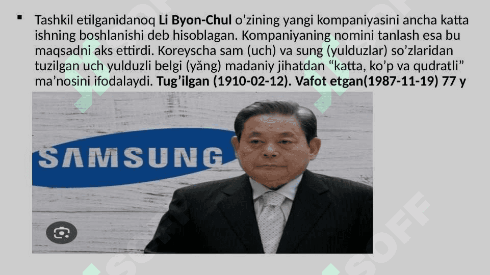 Samsung kompaniyasi pptx 3