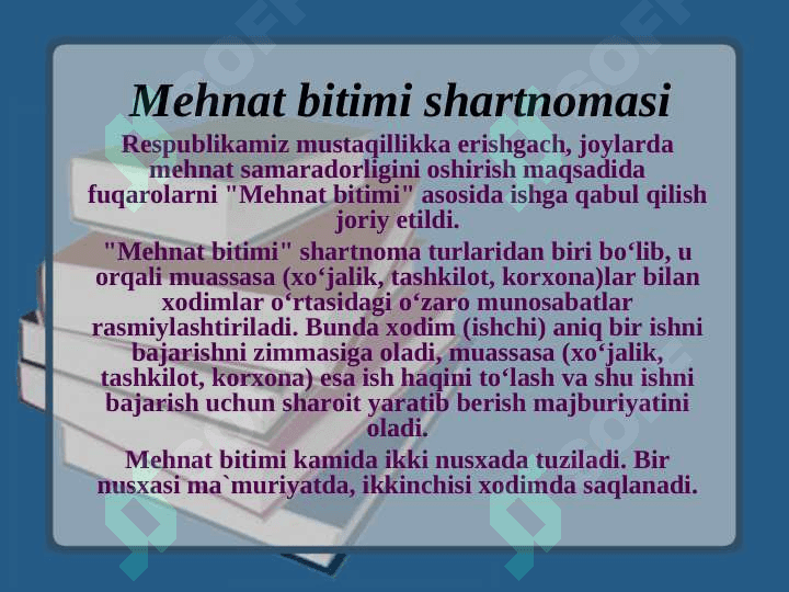 Xodimlar faoliyatiga doir hujjatlar 2