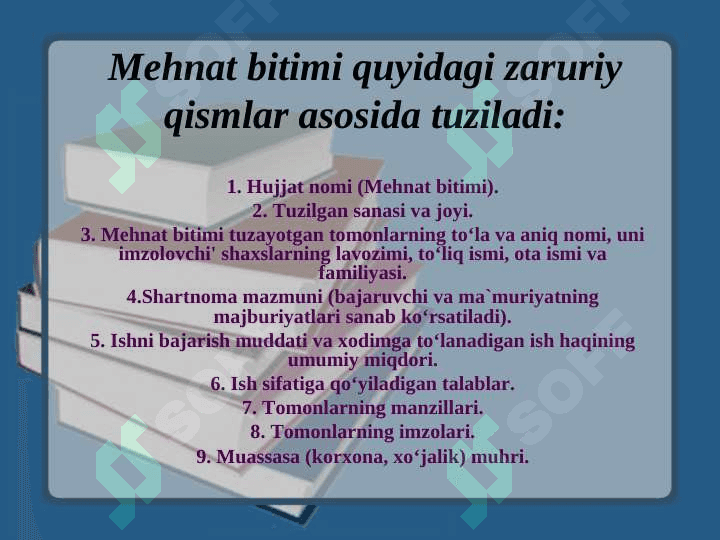Xodimlar faoliyatiga doir hujjatlar 3