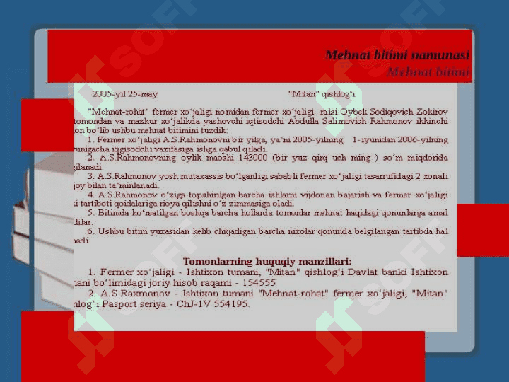 Xodimlar faoliyatiga doir hujjatlar 4