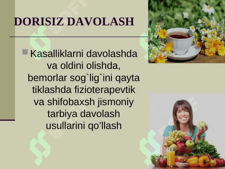 Dorisiz sog`lomlashtirish 4