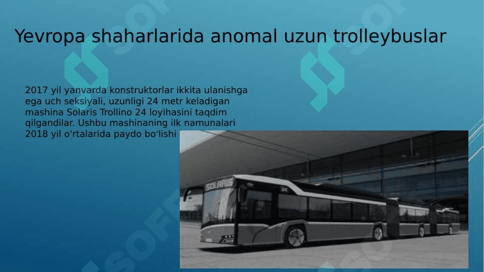DUNYO TRAMVAYLARI 2