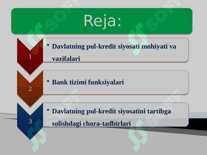 Pul kredit siyosati 2