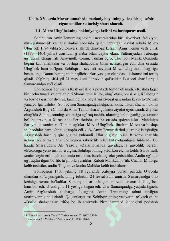 TARIXI ARBA ULUS” ASARI TARIXIY MANBA SIFATIDA 5