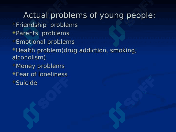 Youth Problems 2