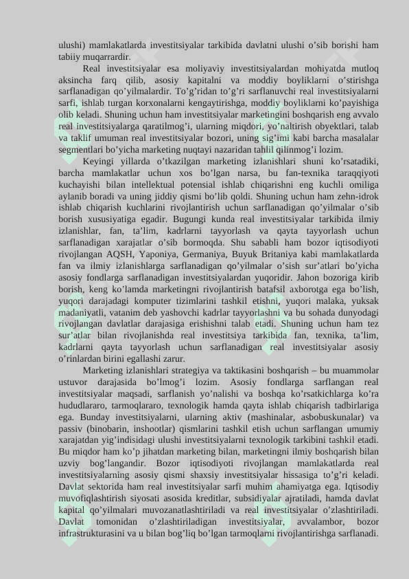 Investitsiyalar marketingi 4