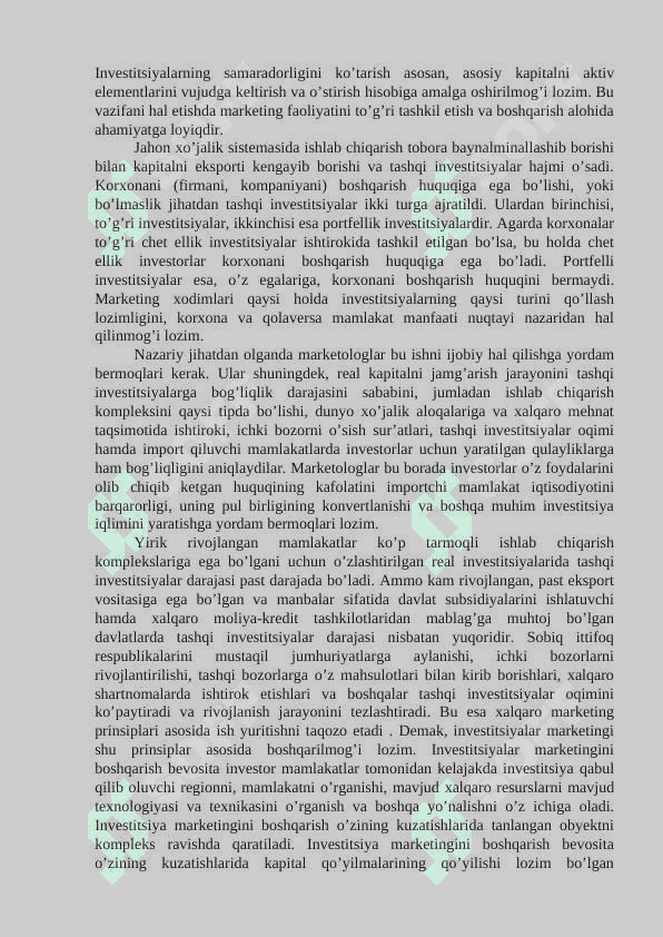 Investitsiyalar marketingi 5