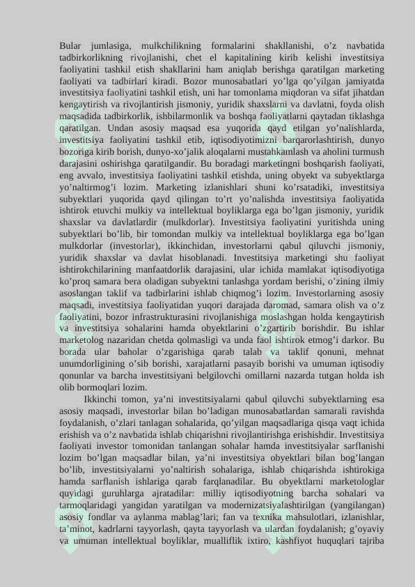 Investitsiyalar marketingi 7