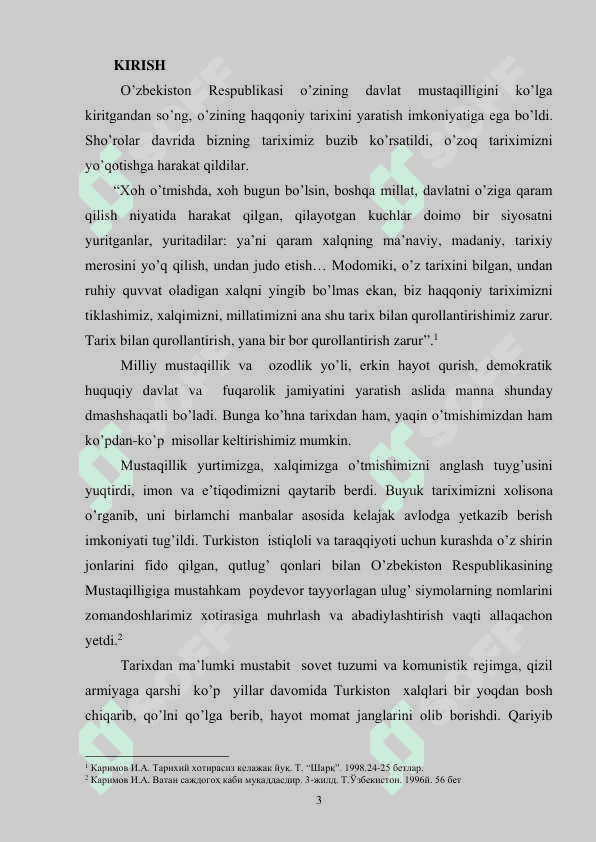 BUXORO RESPUBLIKASIDAGI QARSHILIK KO’RSATISH HARAKATI TARIXIDAN (1920-1924 YILLAR 3