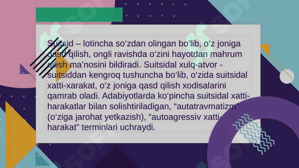 suitsidial xulq motivlari 2