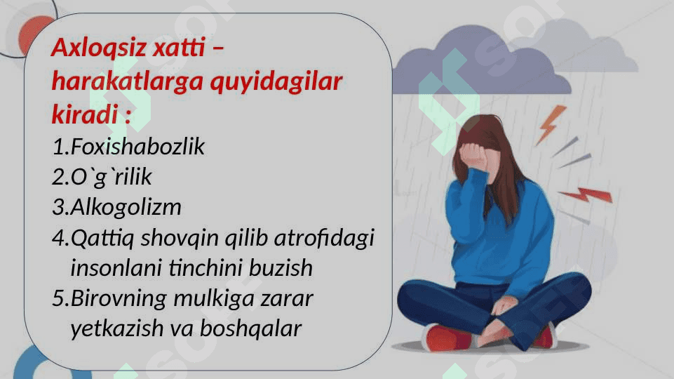 axloqsiz xaqtti harakatlar va jinsiy og`ishishlarning sabablari 3