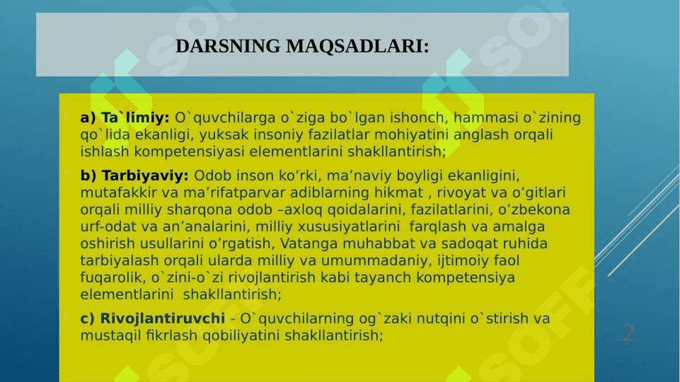 Hammasi o’z qo’limizda 2