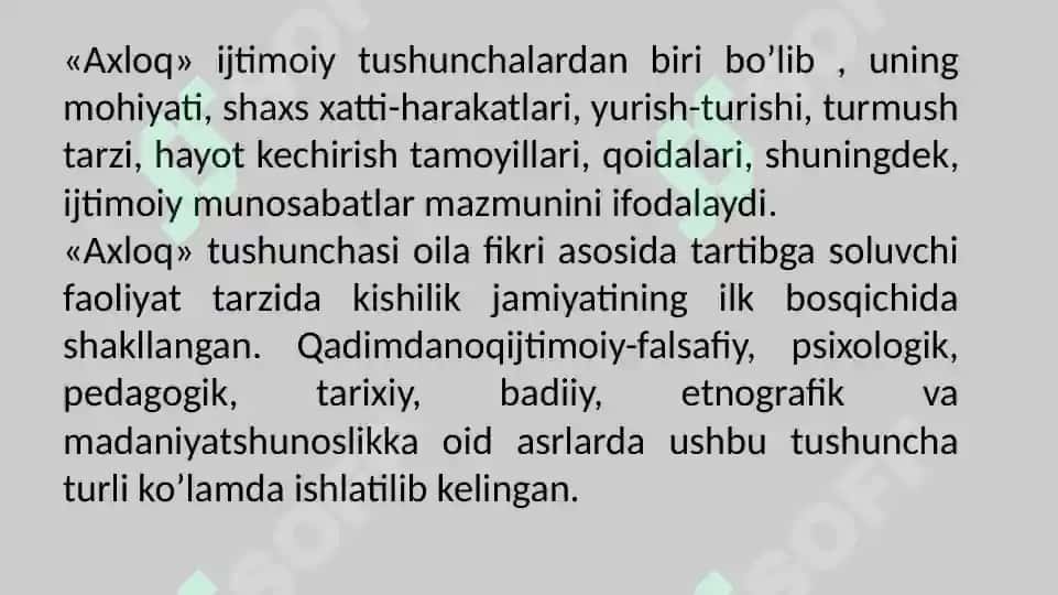 MA’NAVIY-AXLOQIY TARBIYA 2