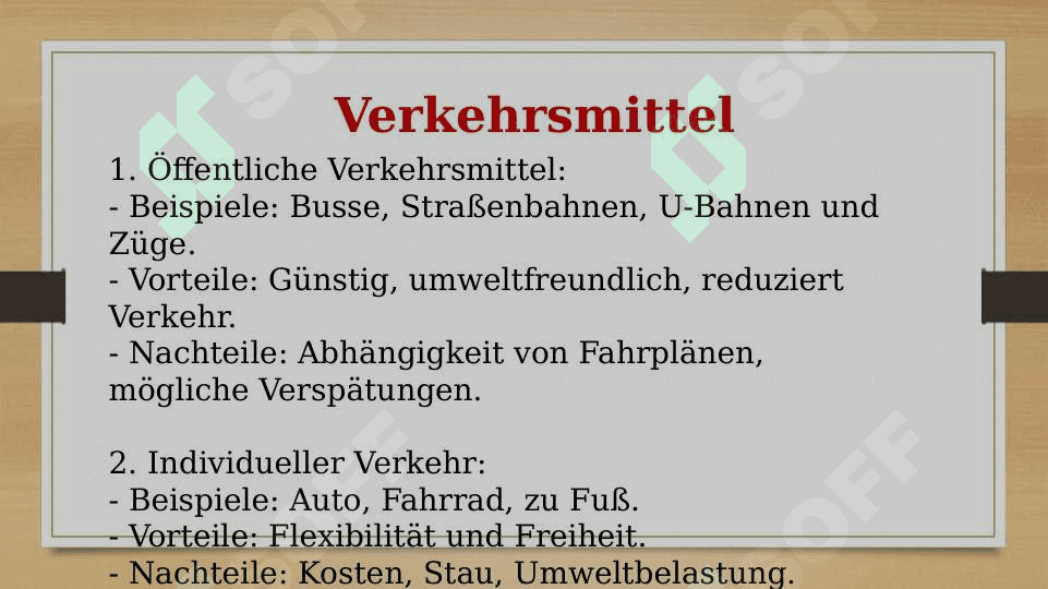 Reise und Verkehr 4