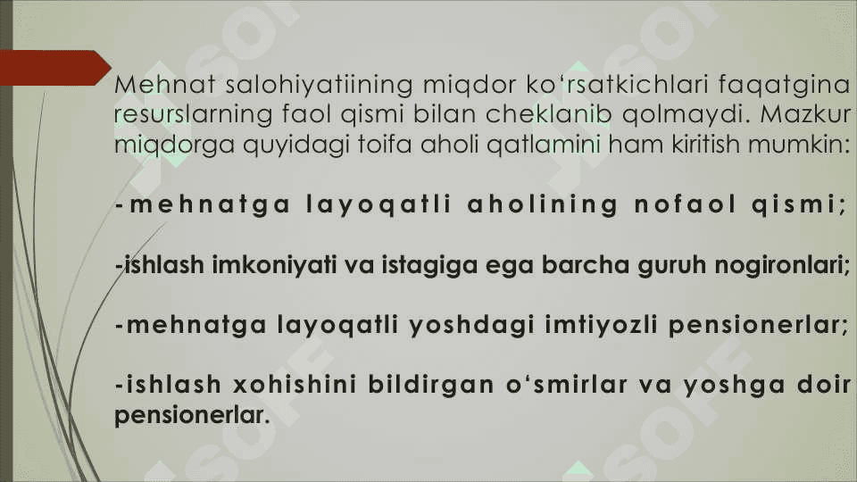 Mehnat salohiyati va undan foydalanish 4