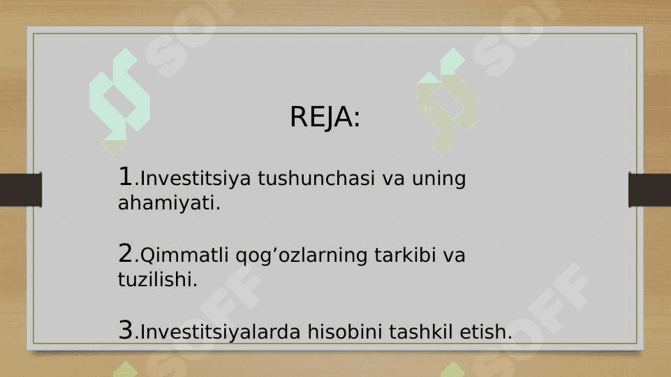 INVESTITSIYALARDA QATNASHISH USULLARI 2