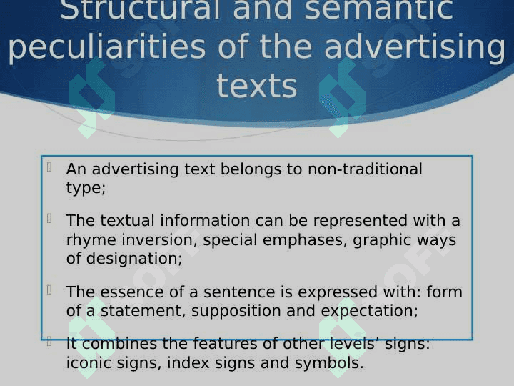 The language of advertising 5