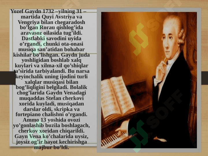 VENA KLASSIK MAKTABI NAMOYONDALARI 6