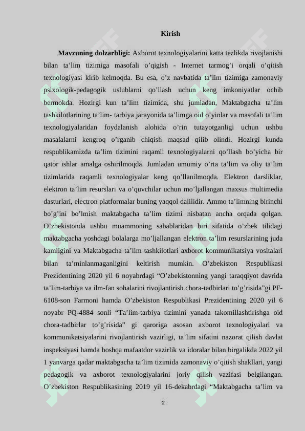 Maktabgacha taʼlim tashkilotlarida multimediyadan foidalanish 2