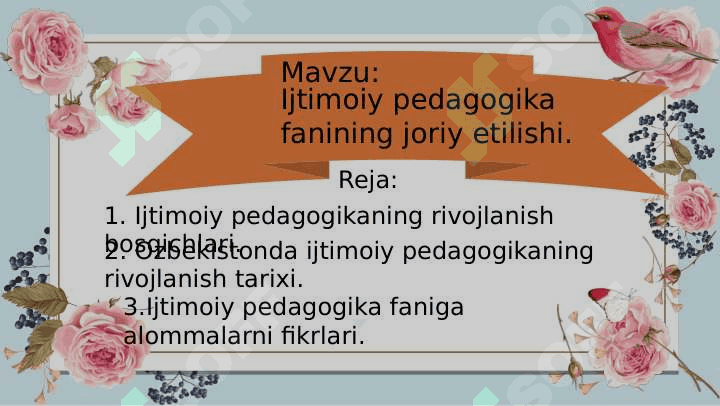 BOLALARNING IJTIMOIY MOSLASHUVI 3
