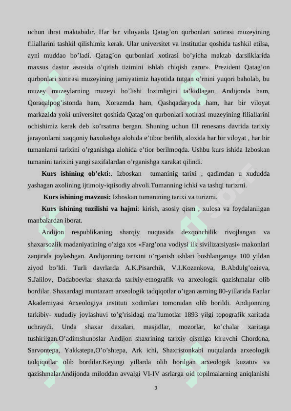 Izboskan tumanida joylashgan arxeologik manzilgoxlar 3