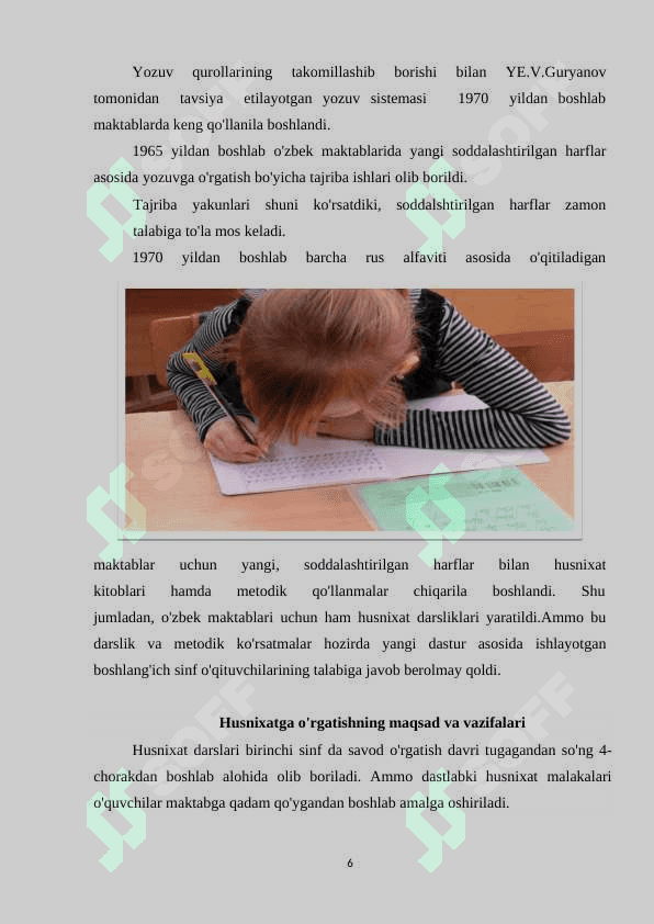 Husnixatga o’rgatish metod va usullari 6