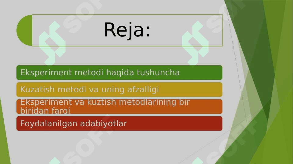 KUZATISH VA EKSPERIMENT RIVOJLANISH PSIXOLOGIYASINING ASOSIY METODI SIFATIDA 2