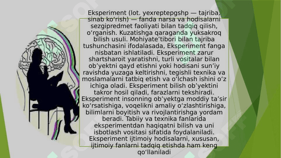KUZATISH VA EKSPERIMENT RIVOJLANISH PSIXOLOGIYASINING ASOSIY METODI SIFATIDA 3
