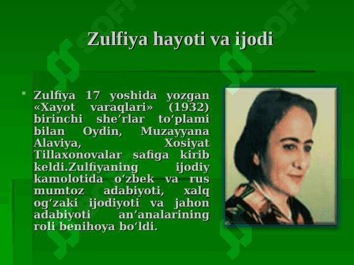 Zulfiya Isroilova 7