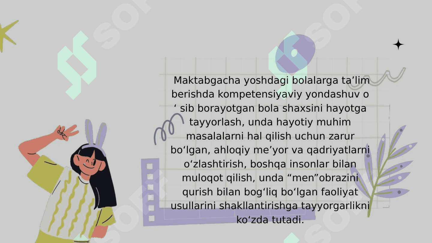 Maktabgacha yoshdagi bolalarga taʼlim berishda kompetentsiyaviy yondashuv 2