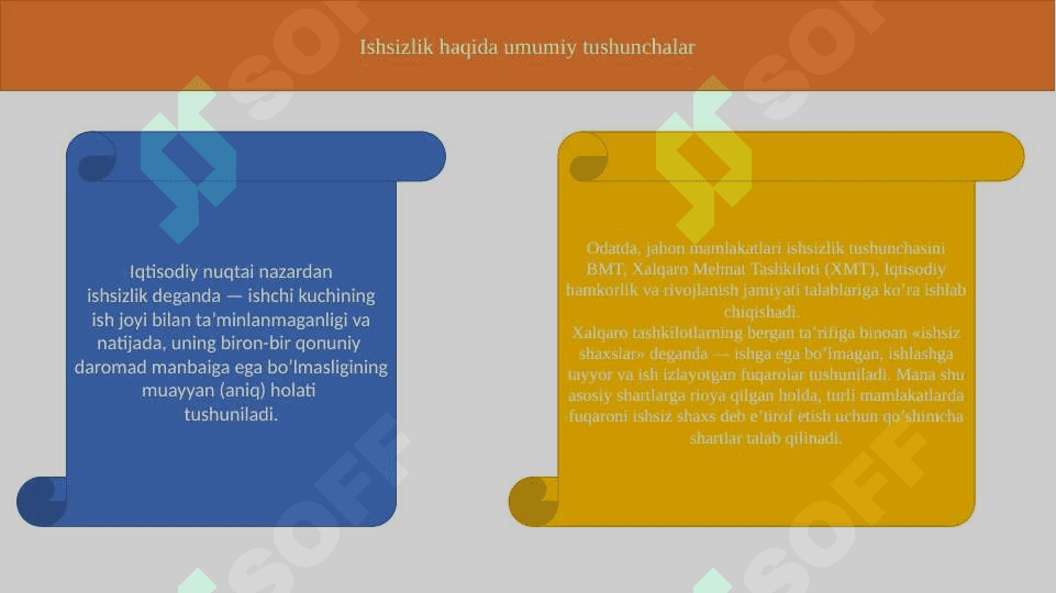 Ishsizlik: sabablari, xususiyatlari va uni kamaytirish yo’llari 2
