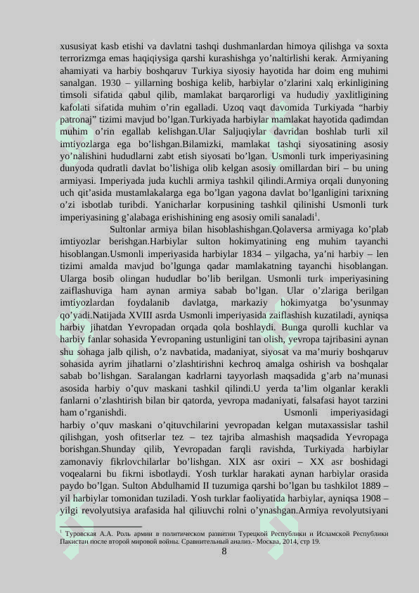 TURKIYA XX-ASRNING 60-70-YILLARIDAGI HARBIY TUZIM DAVRIDA 8