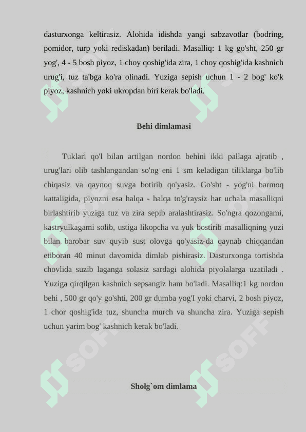 O’zbek milliy ta’omlari 2