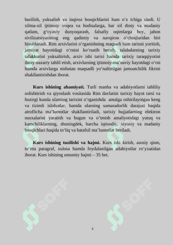 QADIMGI RIMDA ARXIV ISHI 5